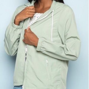 BRANDY MELVILLE green windbreaker